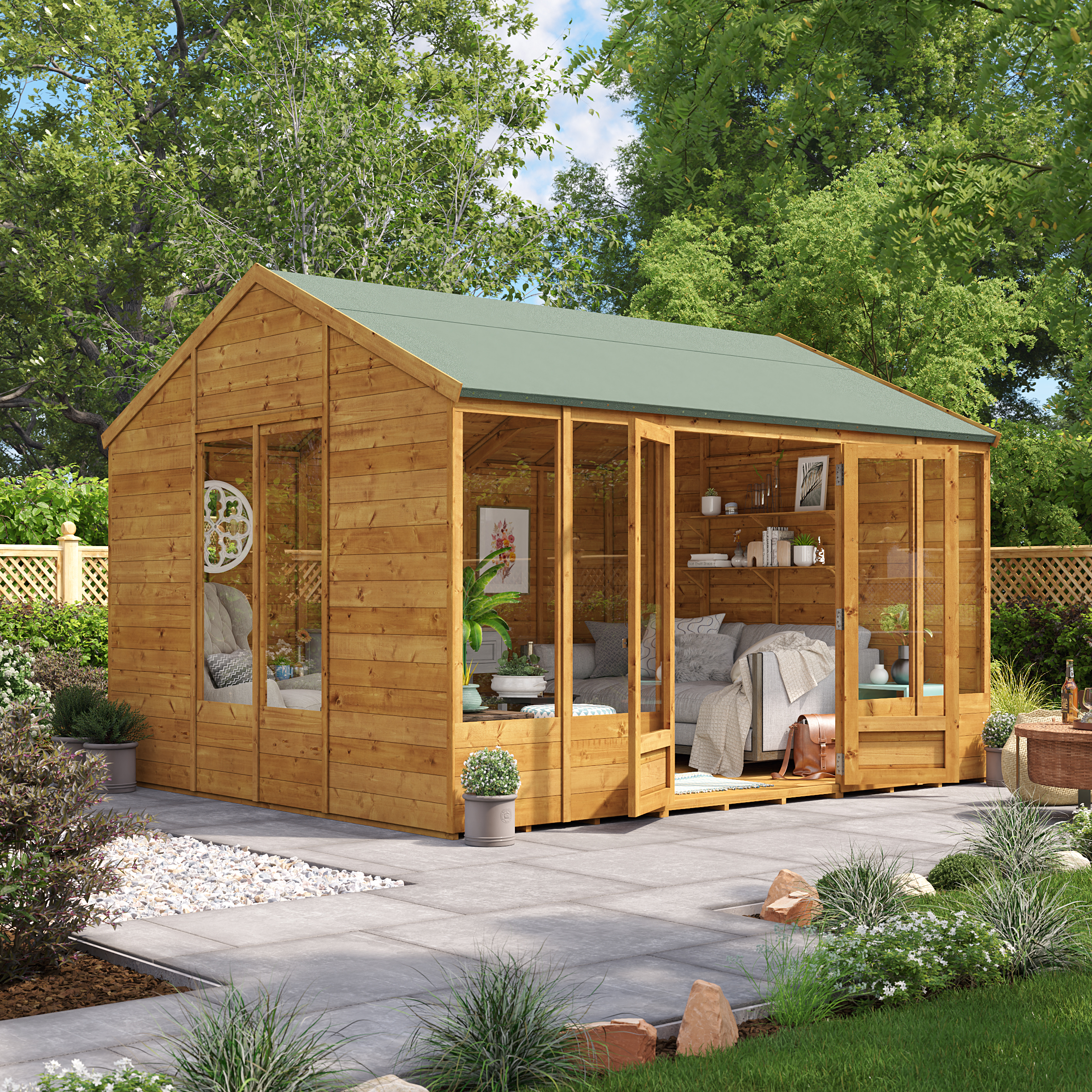 Click to view product details and reviews for 16x8 Petra Tongue And Groove Reverse Apex Summerhouse Pt Billyoh.
